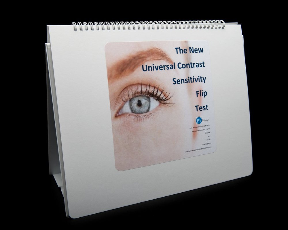 The Universal Contrast Flip Eye Test for Adults
